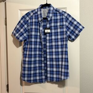 Eddie Bauer Seersucker shirt